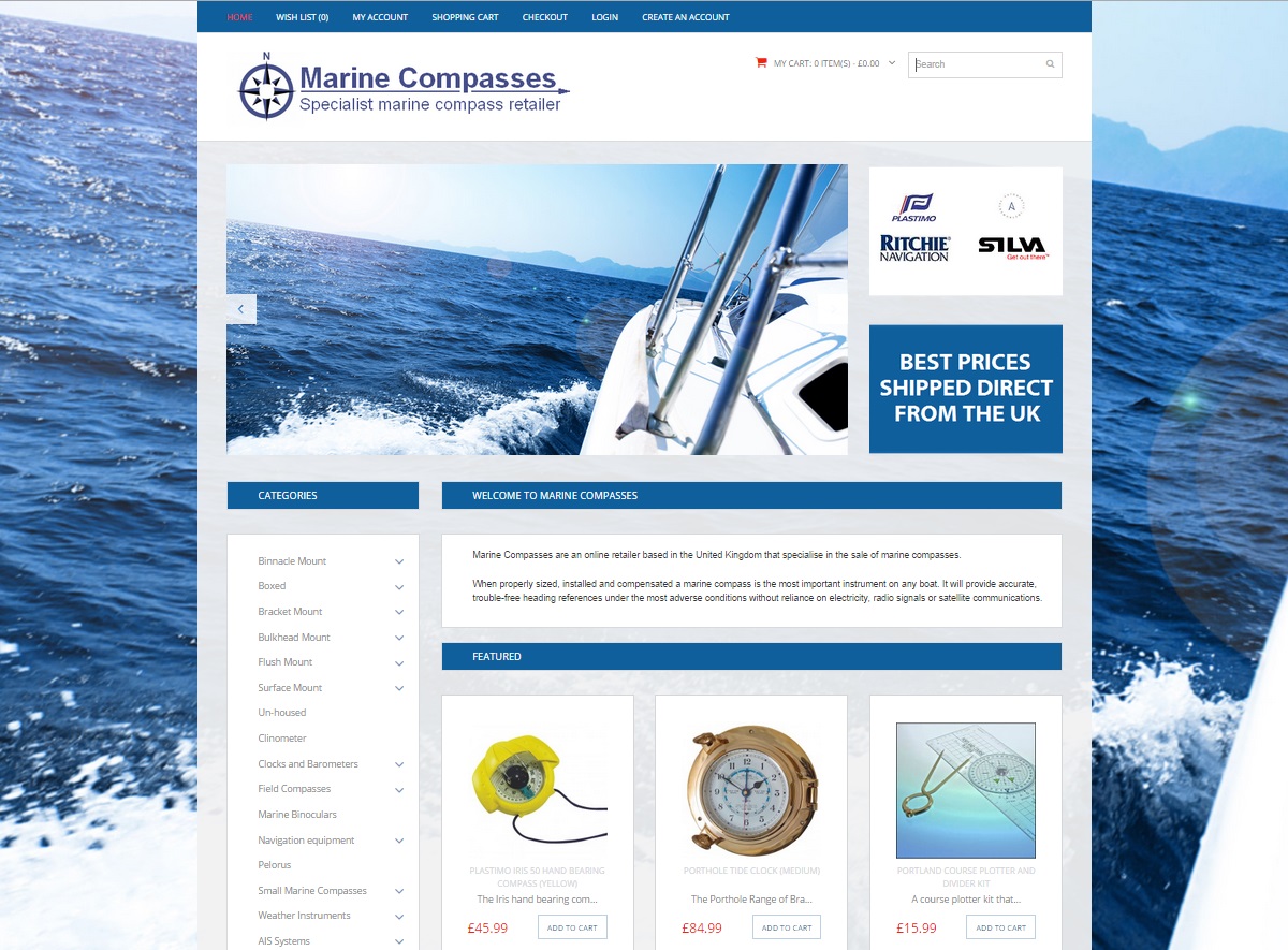 Marine Compasses Specialist Marine Compass Retailer