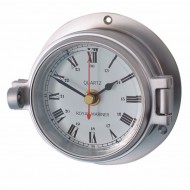 Matt Chrome Latch Clock Matt Chrome Latch Clock