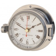 Royal Mariner Channel Latch Clock - Polished Chrome Royal Mariner Channel Latch Clock - Polished Chrome