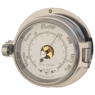 Royal Mariner Channel Latch Barometer - Polished Chrome Royal Mariner Channel Latch Barometer - Polished Chrome