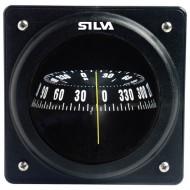 Silva 70P Bulkhead Mount Compass - Black Body, Black Conical Card (34990-9011)