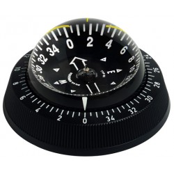 Silva 85 Regatta Flush Mount Compass - Black, Flat Card (37171-0001)
