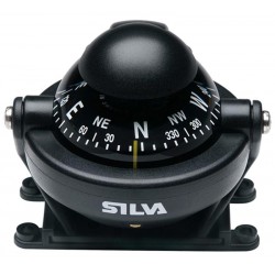 Silva 58 Star Bracket Mount Compass - Black Body, Black Conical Card (35730-0751)