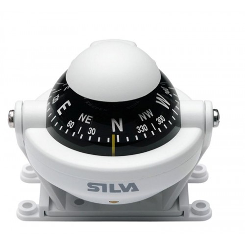 Silva 58 Star - Bracket Mount Compass - White