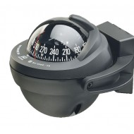 Plastimo Offshore 95 Bracket Mount Compass - Black Body, Black Conical Card (65735)