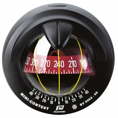Plastimo Mini-Contest - Bulkhead Compass Black (55403)