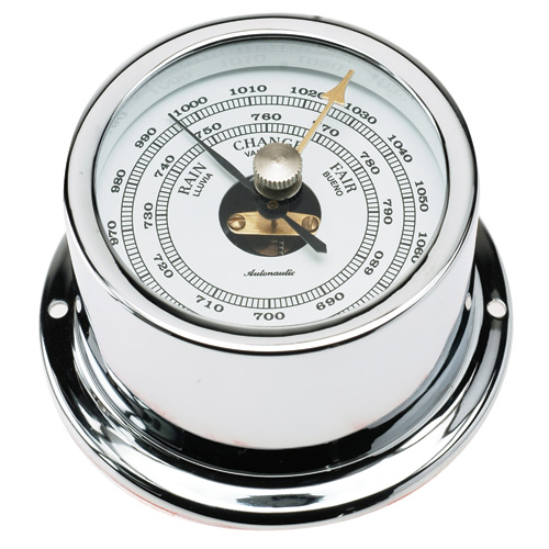 Chrome Aneroid Barometer (50mm Dial)