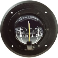 Autonautic C10 Bulkhead Mount Compass - Black Body, 85mm Black Cylindrical Card (C10-0037)