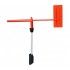 Little Hawk Race Wind Indicator - Orange