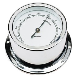 Chrome Hygrometer (50mm White Dial) Chrome Hygrometer (50mm White Dial)