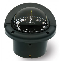 Ritchie Helmsman Flush Mount Compass - Black Body, Black Flat Card (HF742) Ritchie Helmsman Flush Mount Compass - Black Body, Black Flat Card (HF742)