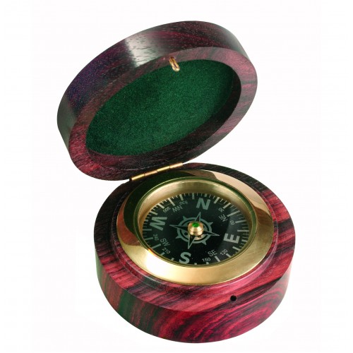 Compass in Rosewood box