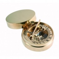 Brass Pocket Sundial for Travelling Brass Pocket Sundial for Travelling