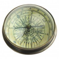 Domed Compass Paperweight Domed Compass Paperweight