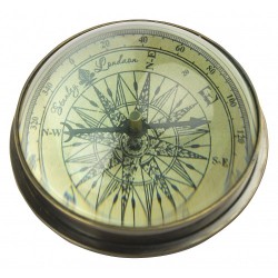 Domed Compass Paperweight Domed Compass Paperweight