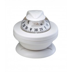 Plastimo Offshore 55 Bracket Mount Compass - White Body, White Conical Card (63855) Plastimo Offshore 55 Bracket Mount Compass - White Body, White Conical Card (63855)