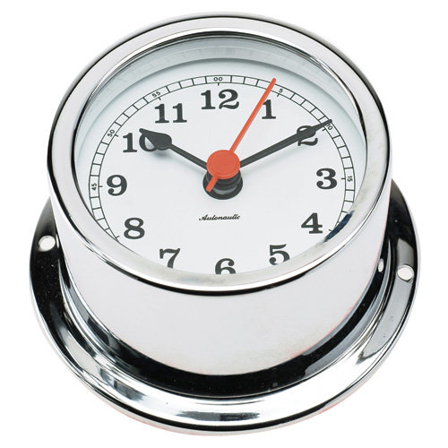 Chrome Quartz Clock (50mm Dial)