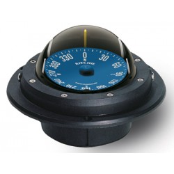 Ritchie Voyager Flush Mount Compass - Blue Sailboat Dial (RU90) Ritchie Voyager Flush Mount Compass - Blue Sailboat Dial (RU90)