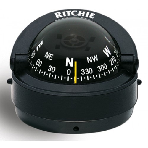 Ritchie Navigation S53 - Explorer Compass Surface Mount Power Black