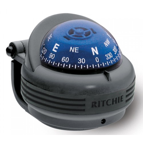 Ritchie Navigation TR31G - Trek Compass Bracket Mount Power Grey