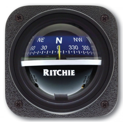Ritchie Navigation V537B - Explorer Compass Bulkhead Mount Power Blue
