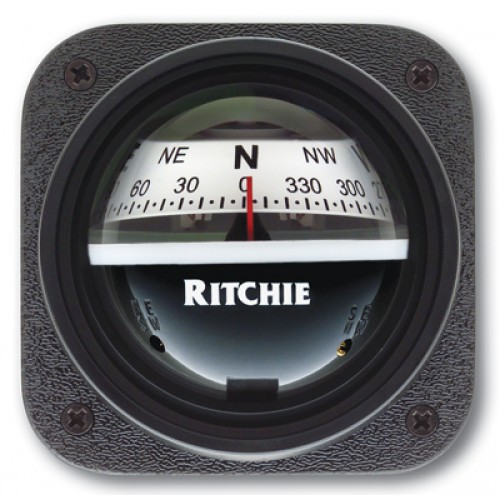 Ritchie Navigation V537W - Explorer Compass Bulkhead Mount Power (White)