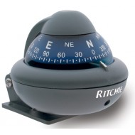Ritchie Sport Bracket Mount Compass - Grey Body, Blue Conical Card (X10M) Ritchie Sport Bracket Mount Compass - Grey Body, Blue Conical Card (X10M)