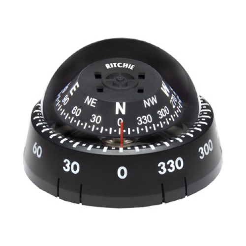 Ritchie Kayak Compass Black Surface Mount