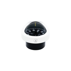 Autonautic C12/110 Flush Mount Compass - White Body, Black Flat Card (C12/110-0012) Autonautic C12/110 Flush Mount Compass - White Body, Black Flat Card (C12/110-0012)