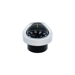 Autonautic C12/110 Flush Mount Compass - Silver Body, Black Flat Card (C12/110-0015) Autonautic C12/110 Flush Mount Compass - Silver Body, Black Flat Card (C12/110-0015)
