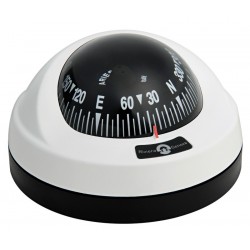 Riviera Aries Compass (BAR) - Surface Mount - White/Black Base With Black Card Riviera Aries Compass (BAR) - Surface Mount - White/Black Base With Black Card