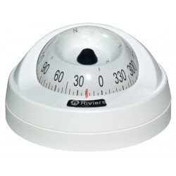 Riviera Aries Compass (BAR) - Surface Mount - White Base With White Card Riviera Aries Compass (BAR) - Surface Mount - White Base With White Card