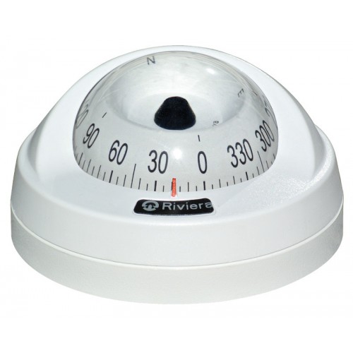 Riviera Aries Compass (BAR) - Surface Mount - White Base With White Card