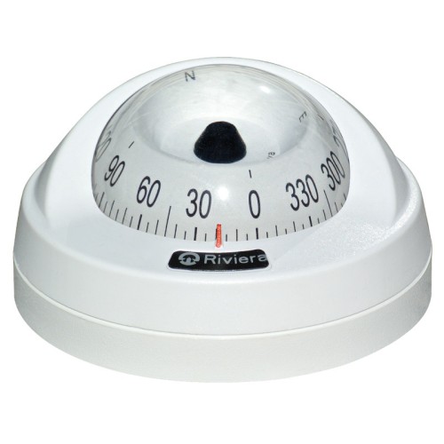 Riviera Aries Surface Mount Compass - White Base, White Card (62.00405.12) Riviera Aries Surface Mount Compass - White Base, White Card (62.00405.12)