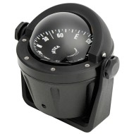 Riviera Artica BA2 Bracket Mount Compass - Black Body, Black Flat Card (62.00115.01)