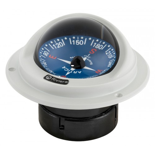 Riviera Artica Compass (BA1) - Flush Mount - Grey Body With Blue Card