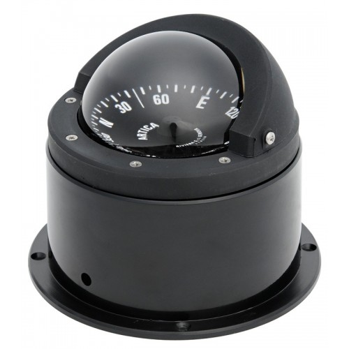 Riviera Artica Compass (BA3) - Binnacle Mount - Black Body With Black Card