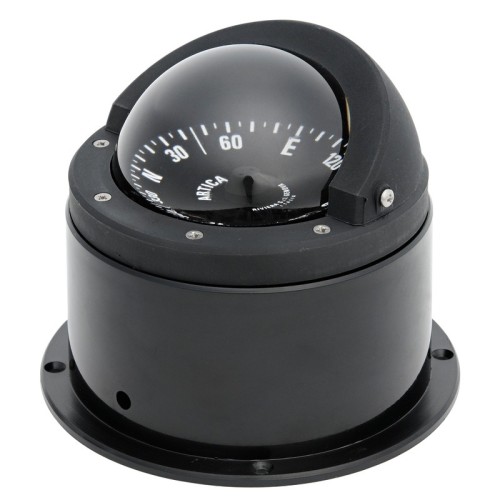 Riviera Artica BA3 Binnacle Mount Compass - Black Body, Black Flat Card (62.00116.01) Riviera Artica BA3 Binnacle Mount Compass - Black Body, Black Flat Card (62.00116.01)