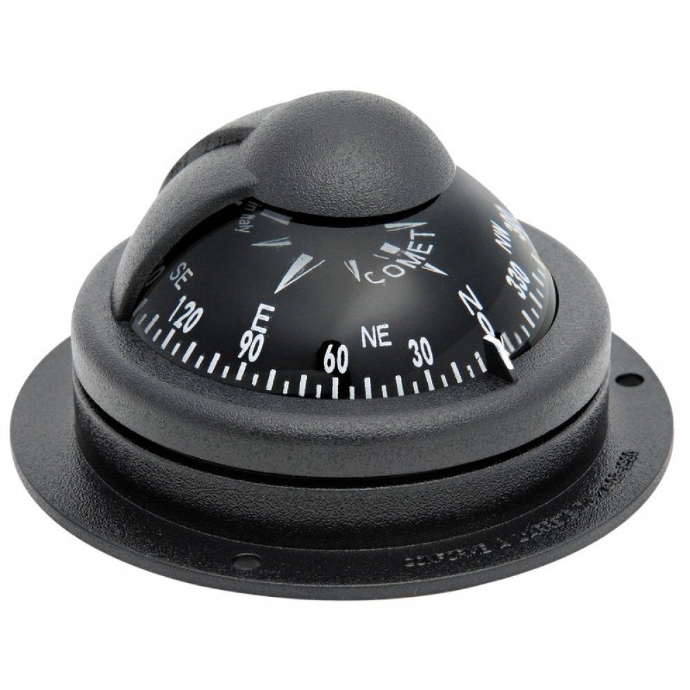 Riviera Comet Compass (BC1) Surface Mount Black With Black Card