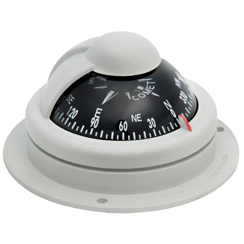 Riviera Comet BC1 Surface Mount Compass - Grey, Black Card (62.00316.01) Riviera Comet BC1 Surface Mount Compass - Grey, Black Card (62.00316.01)