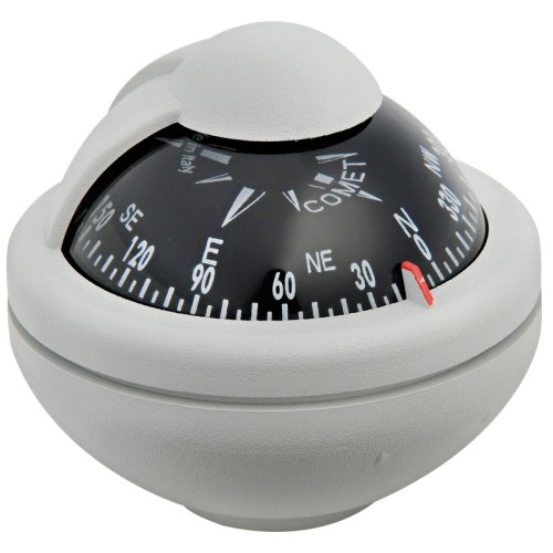 Riviera Comet BC2 Bracket Mount Compass - Grey, Black Card (62.00317.01) Riviera Comet BC2 Bracket Mount Compass - Grey, Black Card (62.00317.01)