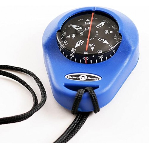 Riviera Mizar Hand Bearing Compass (Blue)