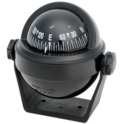Riviera Stella BS2 Bracket Mount Compass - Black Body, Black Card (62.00068.02)