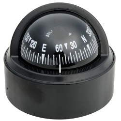 Riviera Stella BS1 Surface Mount Compass - Black Body, Black Card (62.00058.02)
