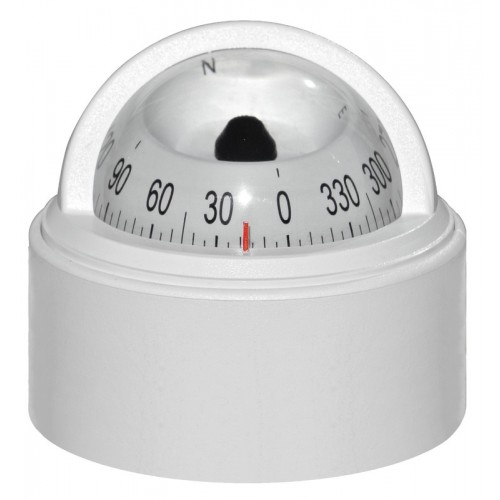 Riviera Stella Compass (BS1) - Surface Mount - White Base With White Card